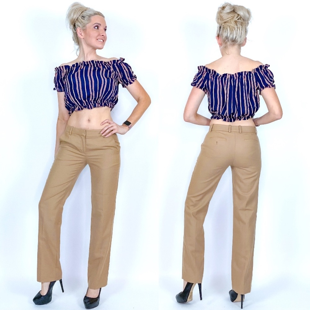 Blue Striped Crop Top - Picture 4 of 8